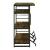 Renaldi Wood Veneer Bar Unit with Stemware Rack