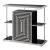 Zinnia Acrylic/ Steel 2-tier Bar Unit