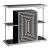 Zinnia Acrylic/ Steel 2-tier Bar Unit