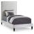 Harlie Velvet Twin Size Bed