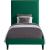 Harlie Velvet Twin Size Bed