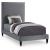 Harlie Velvet Twin Size Bed