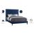 Harlie Velvet King Size Bed