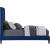 Harlie Velvet Twin Size Bed