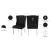 Suri Velvet Dining Chair with Chrome Stainless Steel Legs