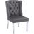 Suri Velvet Dining Chair with Chrome Stainless Steel Legs