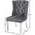 Suri Velvet Dining Chair with Chrome Stainless Steel Legs