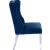 Suri Velvet Dining Chair with Chrome Stainless Steel Legs