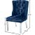 Suri Velvet Dining Chair with Chrome Stainless Steel Legs