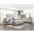 Genoa Chenille/Wood Eastern King Storage Platform Bed