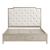Genoa Chenille/Wood Storage Platform Bed
