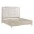 Genoa Chenille/Wood Storage Platform Bed