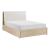 Matteo Polyester/Wood Storage California King Platform Bed