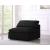 Serene Linen Fabric Deluxe Comfort Armless Chair