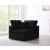 Serene Linen Fabric Deluxe Comfort Corner Chair