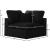 Serene Linen Fabric Deluxe Comfort Corner Chair