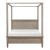 Marceline Wood Queen Canopy Platform Bed