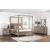 Marceline Wood Queen Canopy Platform Bed