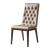 Volare Fabric Tufted Capitonne Side Chair