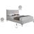 Hunter Linen Fabric Full Size Bed