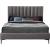 Nadia Velvet King Size Bed