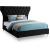 Kira Velvet King Size Bed