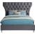 Kira Velvet Queen Size Bed