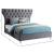 Kira Velvet Queen Size Bed