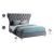 Kira Velvet Queen Size Bed