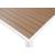 Nizuc Outdoor Patio Extendable Dining Table with Aluminum Frame