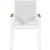 Nizuc Outdoor Patio Mesh Waterproof Fabric Dining Arm Chair with Aluminum Frame