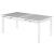 Nizuc Outdoor Patio Extendable Dining Table with Aluminum Frame