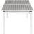 Nizuc Outdoor Patio Extendable Dining Table with Aluminum Frame