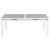 Nizuc Outdoor Patio Extendable Dining Table with Aluminum Frame