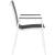 Nizuc Outdoor Patio Mesh Waterproof Fabric Dining Arm Chair with Aluminum Frame