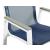 Nizuc Outdoor Patio Mesh Waterproof Fabric Dining Arm Chair with Aluminum Frame