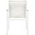 Nizuc Outdoor Patio Mesh Waterproof Fabric Dining Arm Chair with Aluminum Frame