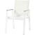 Nizuc Outdoor Patio Mesh Waterproof Fabric Dining Arm Chair with Aluminum Frame