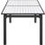 Nizuc Outdoor Patio Extendable Dining Table with Dark Grey Aluminum Frame