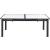 Nizuc Outdoor Patio Extendable Dining Table with Dark Grey Aluminum Frame