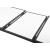 Nizuc Outdoor Patio Extendable Dining Table with Dark Grey Aluminum Frame