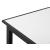 Nizuc Outdoor Patio Extendable Dining Table with Dark Grey Aluminum Frame