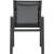 Nizuc Outdoor Patio Mesh Waterproof Fabric Dining Arm Chair with Aluminum Frame
