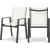 Nizuc Outdoor Patio Mesh Waterproof Fabric Dining Arm Chair with Aluminum Frame