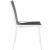 Nizuc Outdoor Patio Mesh Waterproof Fabric Dining Side Chair with White Aluminum Frame
