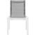 Nizuc Outdoor Patio Mesh Waterproof Fabric Dining Side Chair with Aluminum Frame