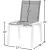 Nizuc Outdoor Patio Mesh Waterproof Fabric Dining Side Chair with Aluminum Frame