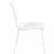 Nizuc Outdoor Patio Mesh Waterproof Fabric Dining Side Chair with Aluminum Frame