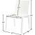 Nizuc Outdoor Patio Mesh Waterproof Fabric Dining Side Chair with Aluminum Frame