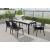 Nizuc Outdoor Patio Mesh Waterproof Fabric Dining Side Chair with Aluminum Frame
